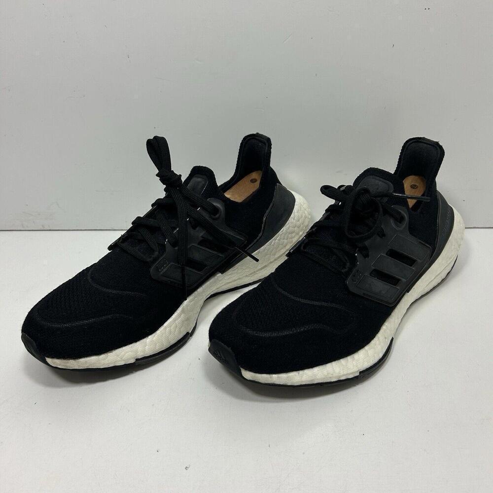 Adidas Men’s Ultraboost 21 White Core Black Running Boost Shoes FY0402 Size 7.5